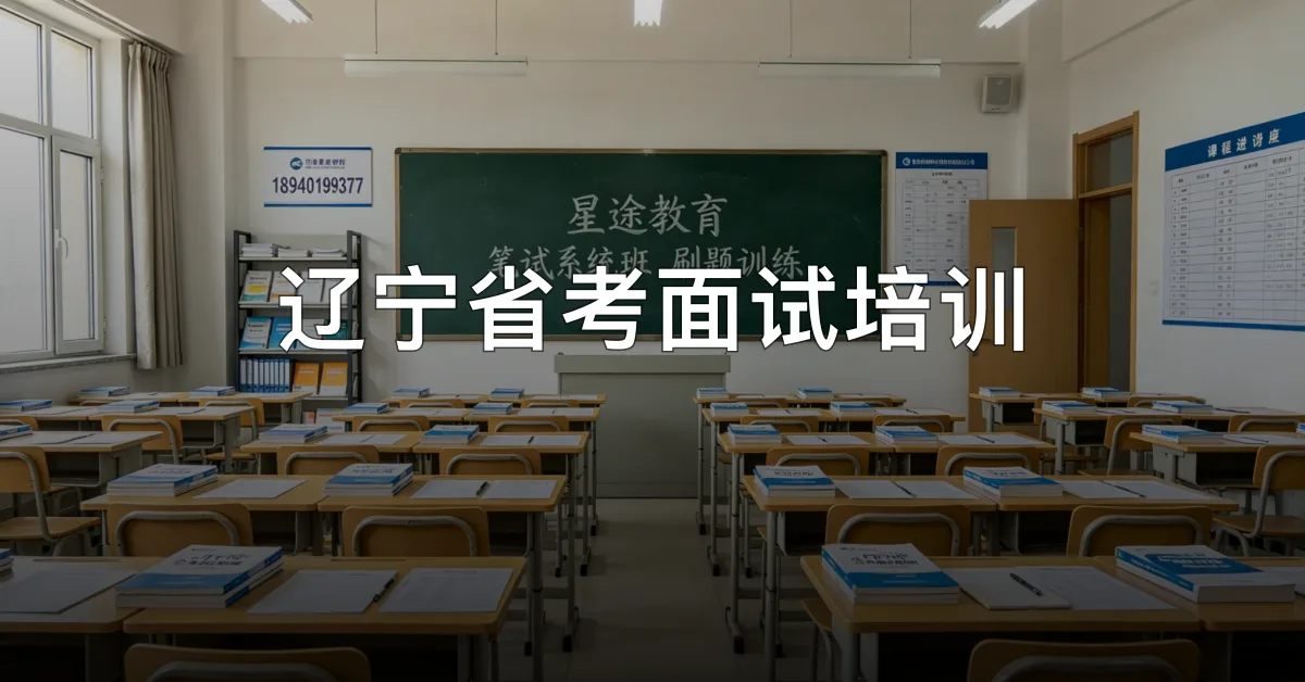 辽宁省考面试培训 · 沈阳星途教育（星途公考）官方服务认证